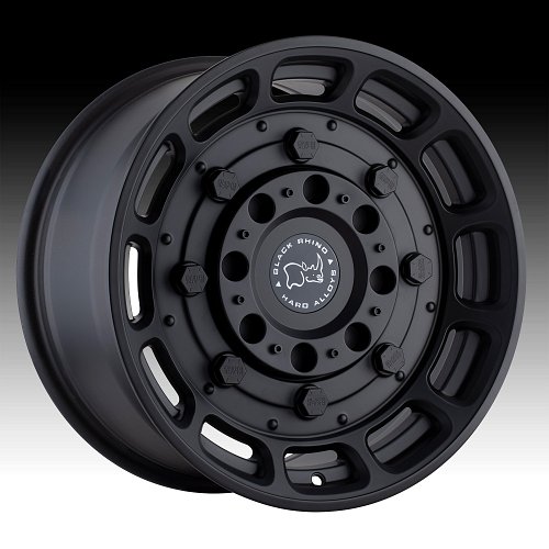 Black Rhino Warthog Matte Black Custom Truck Wheels 1